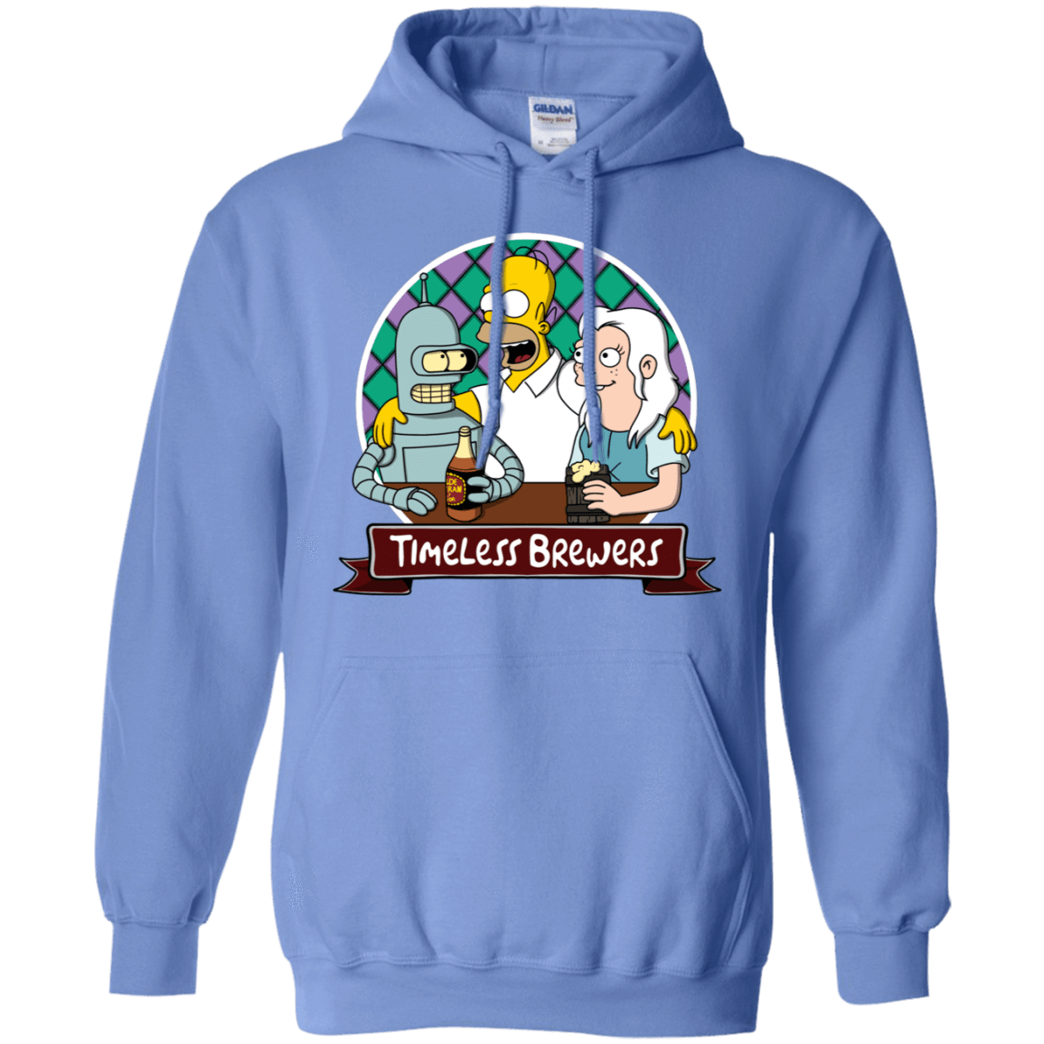 Sweatshirts Carolina Blue / S Timeless Brewers Pullover Hoodie