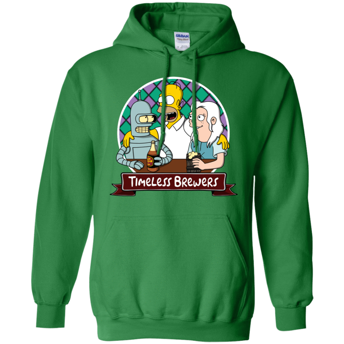 Sweatshirts Irish Green / S Timeless Brewers Pullover Hoodie