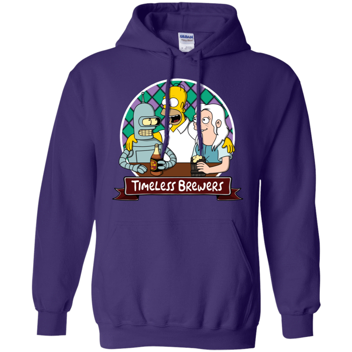 Sweatshirts Purple / S Timeless Brewers Pullover Hoodie