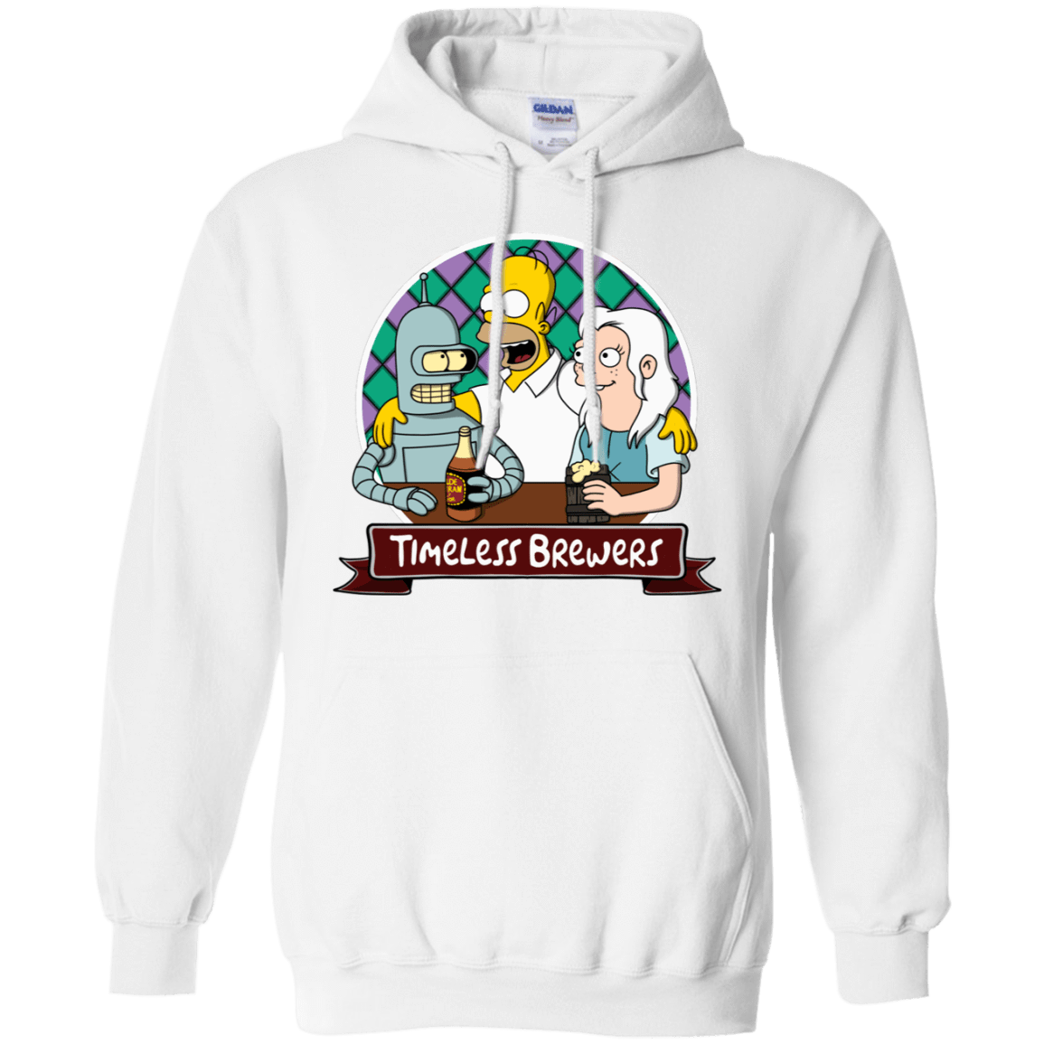 Sweatshirts White / S Timeless Brewers Pullover Hoodie