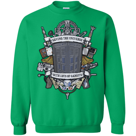 Sweatshirts Irish Green / Small Timelord Crest Crewneck Sweatshirt