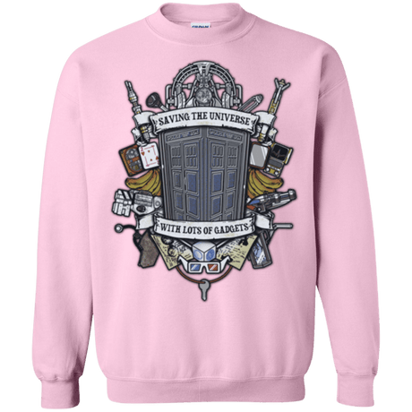 Sweatshirts Light Pink / Small Timelord Crest Crewneck Sweatshirt