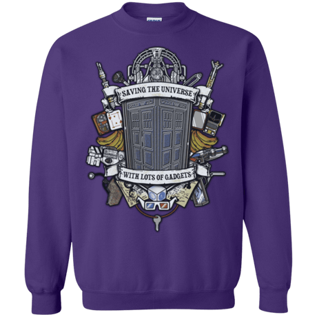 Sweatshirts Purple / Small Timelord Crest Crewneck Sweatshirt
