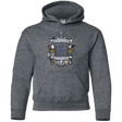 Sweatshirts Dark Heather / YS Timelord Crest Youth Hoodie