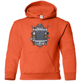 Sweatshirts Orange / YS Timelord Crest Youth Hoodie