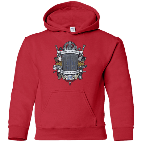 Sweatshirts Red / YS Timelord Crest Youth Hoodie