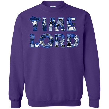 Sweatshirts Purple / Small Timelord Crewneck Sweatshirt