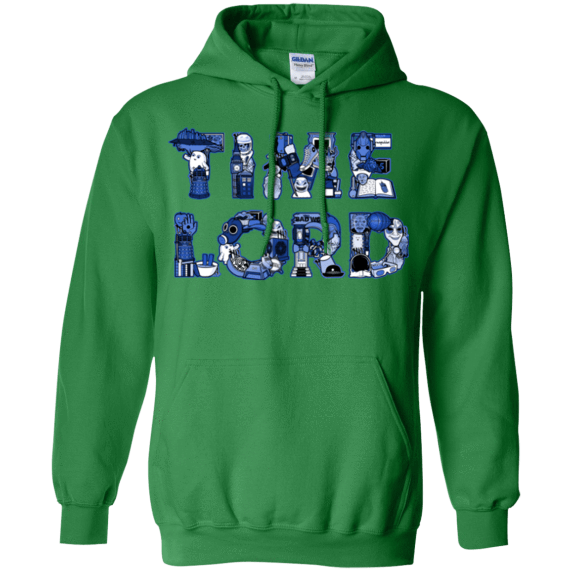 Sweatshirts Irish Green / Small Timelord Pullover Hoodie