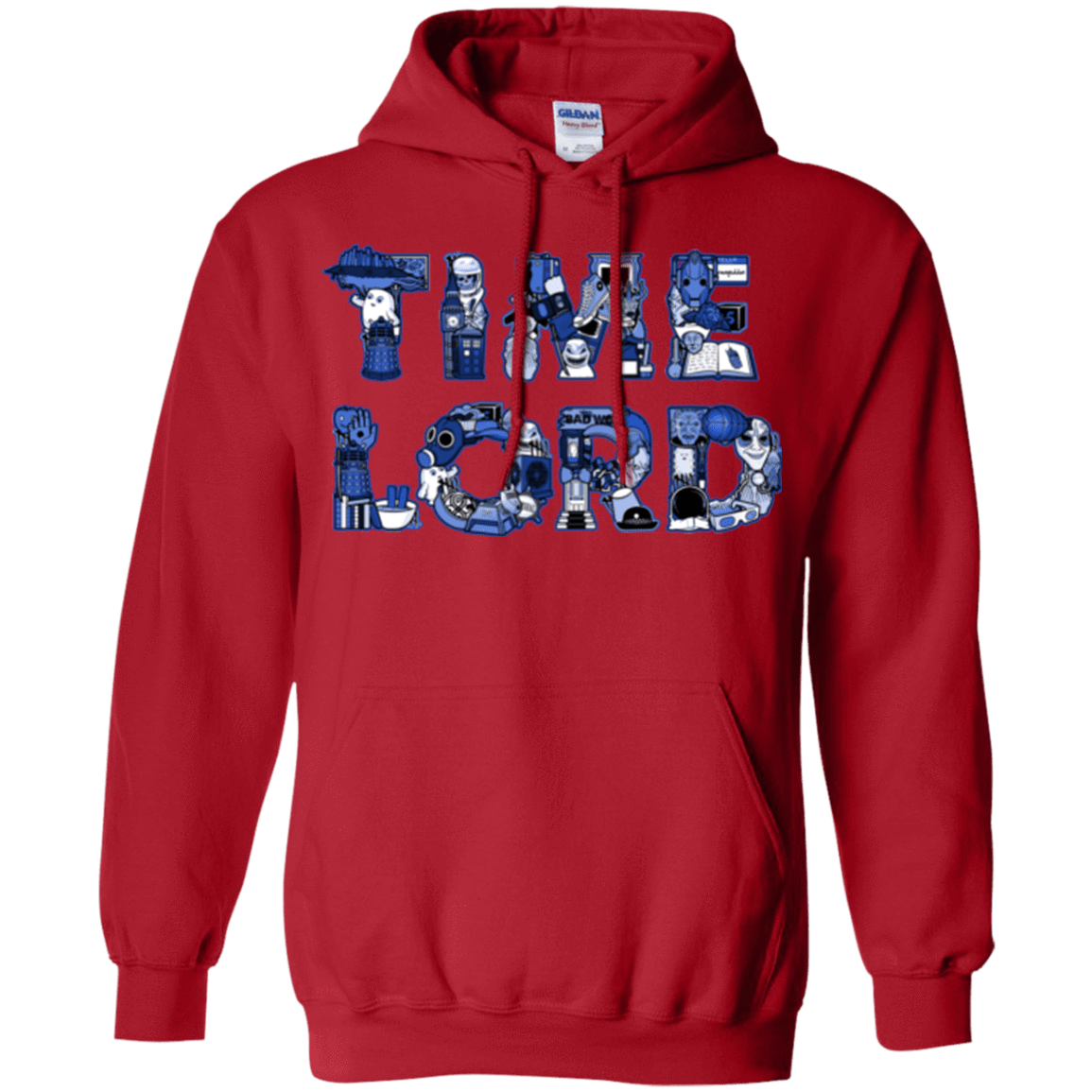 Sweatshirts Red / Small Timelord Pullover Hoodie