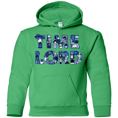 Sweatshirts Irish Green / YS Timelord Youth Hoodie