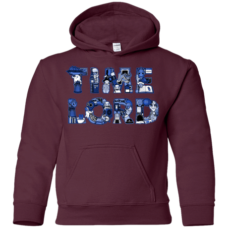 Sweatshirts Maroon / YS Timelord Youth Hoodie