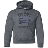 Sweatshirts Dark Heather / YS Timelords Academy Youth Hoodie