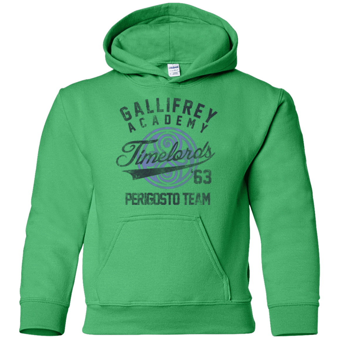 Sweatshirts Irish Green / YS Timelords Academy Youth Hoodie