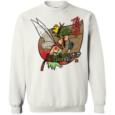 Sweatshirts White / Small Tink Girl Crewneck Sweatshirt