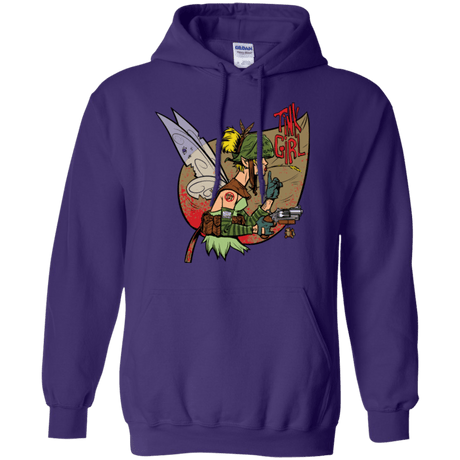Sweatshirts Purple / Small Tink Girl Pullover Hoodie