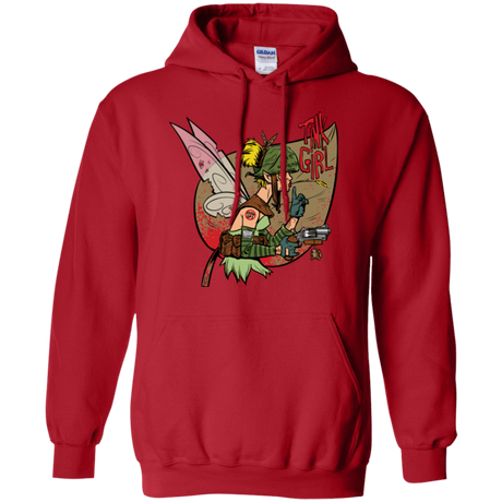 Sweatshirts Red / Small Tink Girl Pullover Hoodie