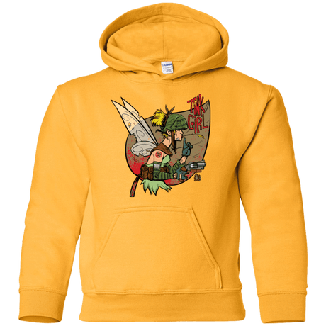 Sweatshirts Gold / YS Tink Girl Youth Hoodie