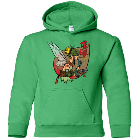 Sweatshirts Irish Green / YS Tink Girl Youth Hoodie