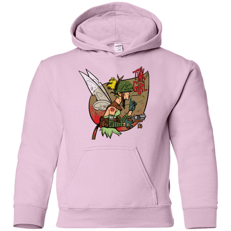 Sweatshirts Light Pink / YS Tink Girl Youth Hoodie
