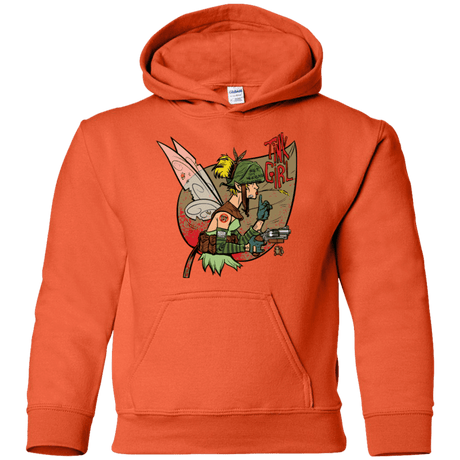 Sweatshirts Orange / YS Tink Girl Youth Hoodie