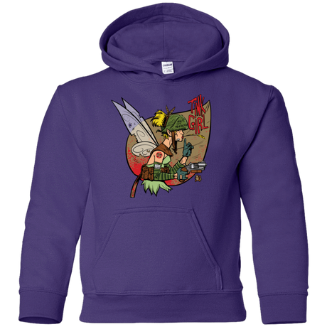 Sweatshirts Purple / YS Tink Girl Youth Hoodie