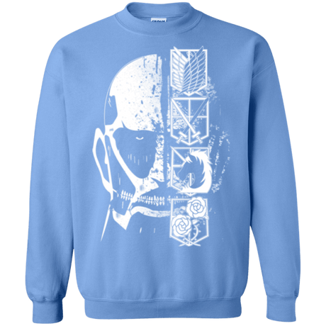 Sweatshirts Carolina Blue / Small Titan Black Crewneck Sweatshirt