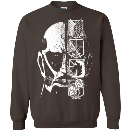 Sweatshirts Dark Chocolate / Small Titan Black Crewneck Sweatshirt