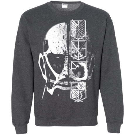 Sweatshirts Dark Heather / Small Titan Black Crewneck Sweatshirt