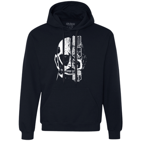 Sweatshirts Navy / Small Titan Black Premium Fleece Hoodie