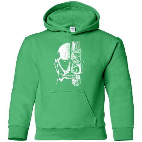 Sweatshirts Irish Green / YS Titan Black Youth Hoodie