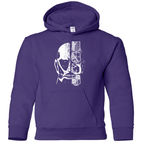 Sweatshirts Purple / YS Titan Black Youth Hoodie