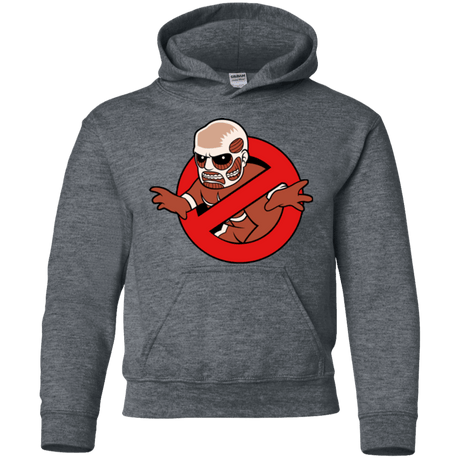 Sweatshirts Dark Heather / YS Titan Busters Youth Hoodie