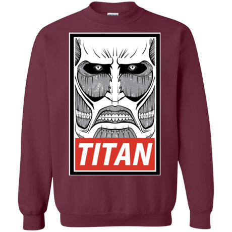 Sweatshirts Maroon / Small Titan Crewneck Sweatshirt