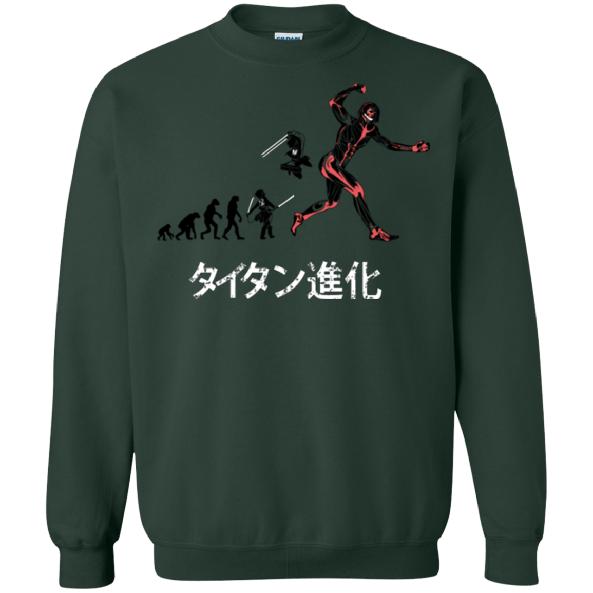 Sweatshirts Forest Green / Small Titan Evolution Crewneck Sweatshirt