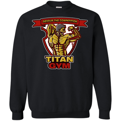 Sweatshirts Black / S Titan Gym Crewneck Sweatshirt