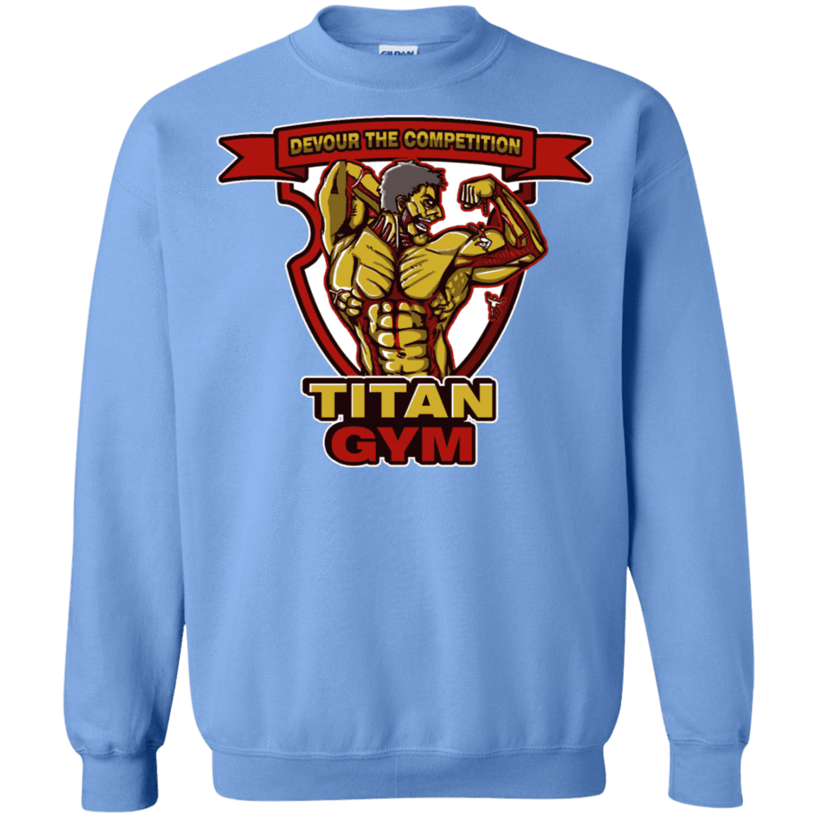 Sweatshirts Carolina Blue / S Titan Gym Crewneck Sweatshirt