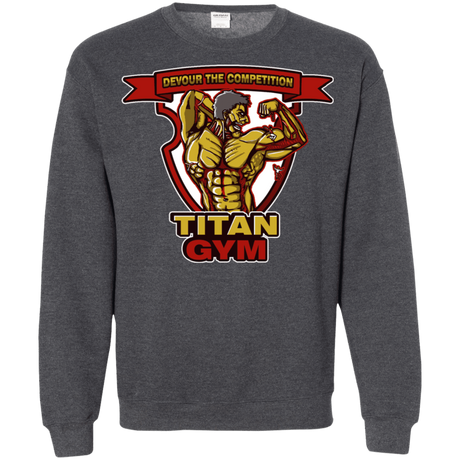 Sweatshirts Dark Heather / S Titan Gym Crewneck Sweatshirt