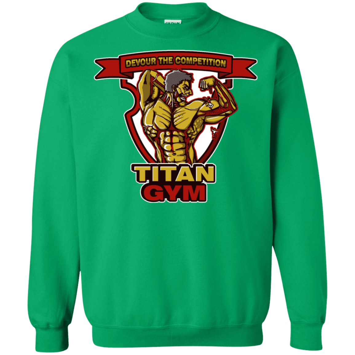 Sweatshirts Irish Green / S Titan Gym Crewneck Sweatshirt