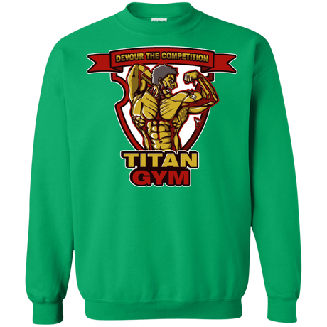 Sweatshirts Irish Green / S Titan Gym Crewneck Sweatshirt