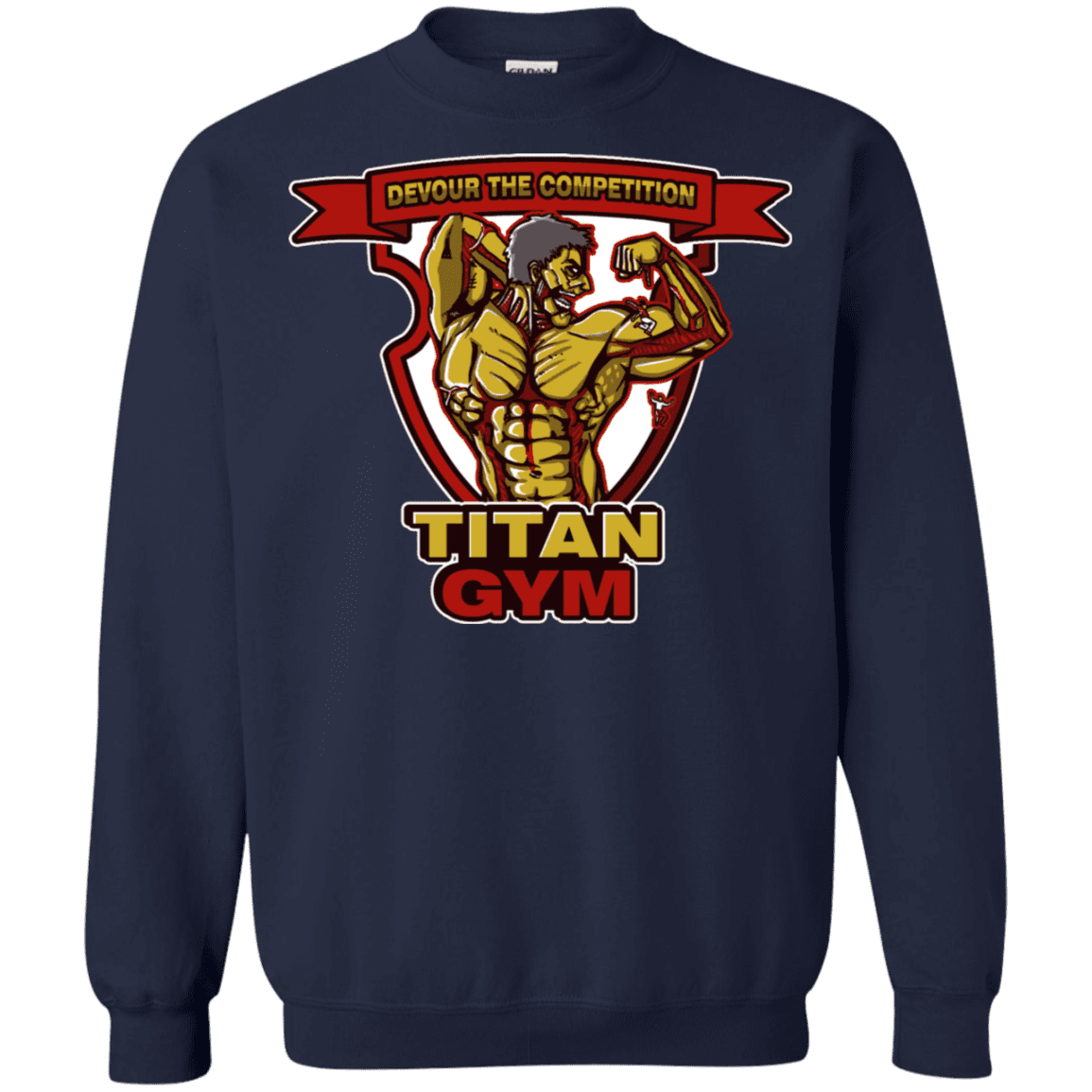 Sweatshirts Navy / S Titan Gym Crewneck Sweatshirt