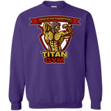 Sweatshirts Purple / S Titan Gym Crewneck Sweatshirt