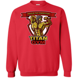 Sweatshirts Red / S Titan Gym Crewneck Sweatshirt