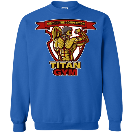 Sweatshirts Royal / S Titan Gym Crewneck Sweatshirt