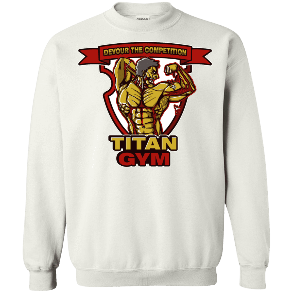 Sweatshirts White / S Titan Gym Crewneck Sweatshirt