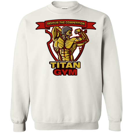 Sweatshirts White / S Titan Gym Crewneck Sweatshirt