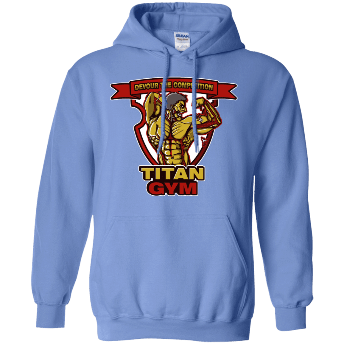 Sweatshirts Carolina Blue / S Titan Gym Pullover Hoodie