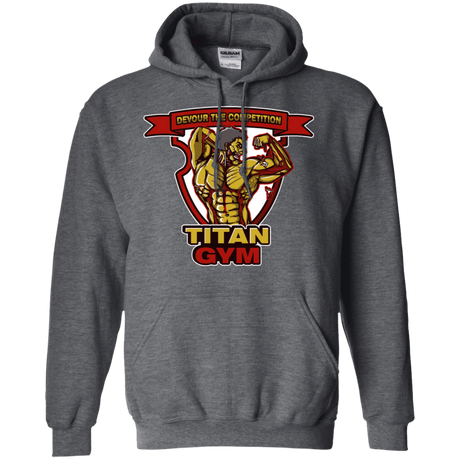 Sweatshirts Dark Heather / S Titan Gym Pullover Hoodie