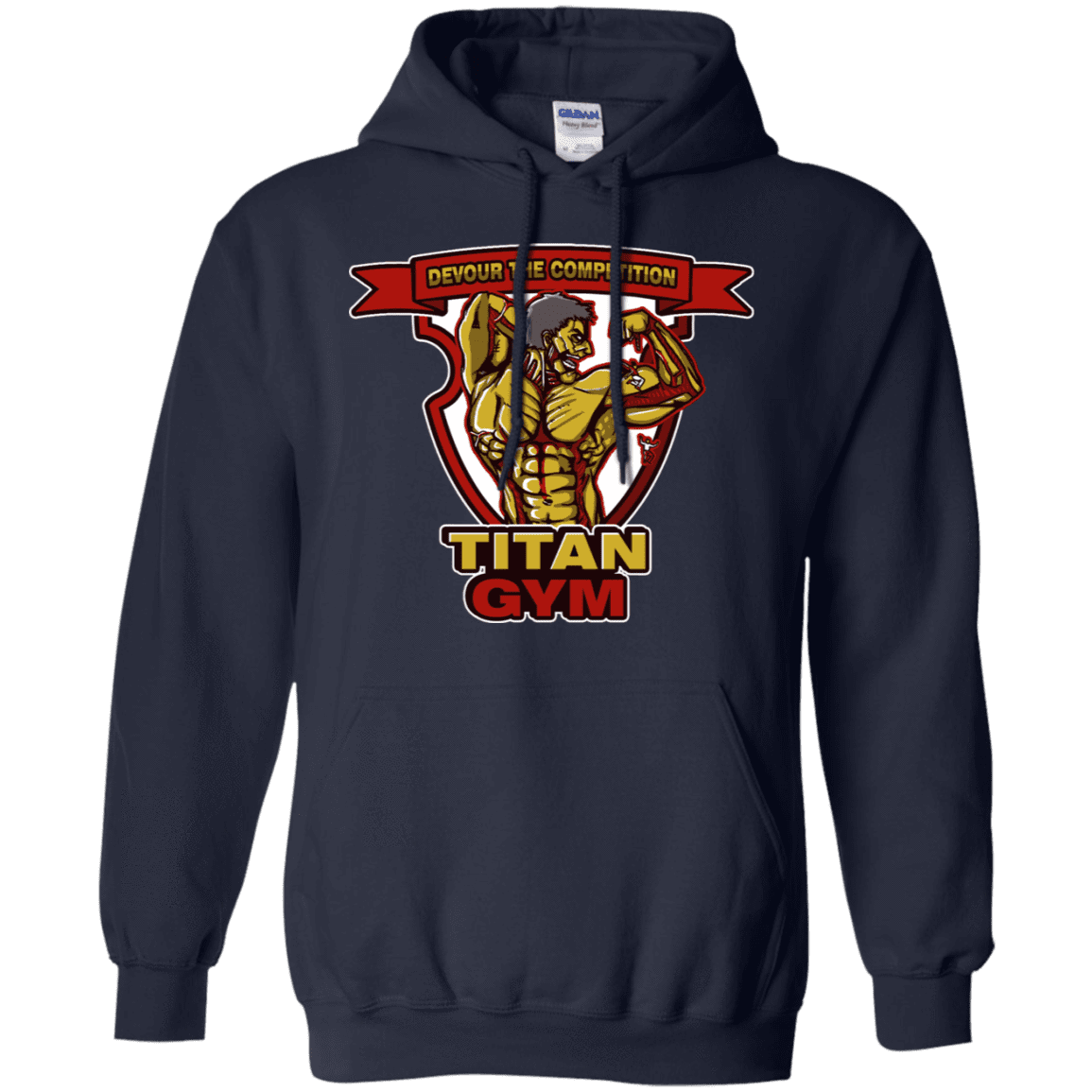 Sweatshirts Navy / S Titan Gym Pullover Hoodie