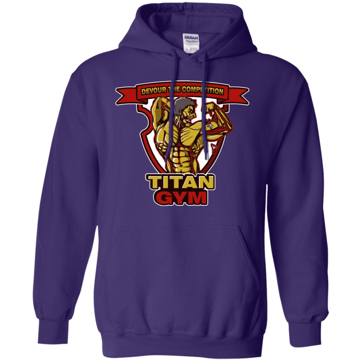 Sweatshirts Purple / S Titan Gym Pullover Hoodie