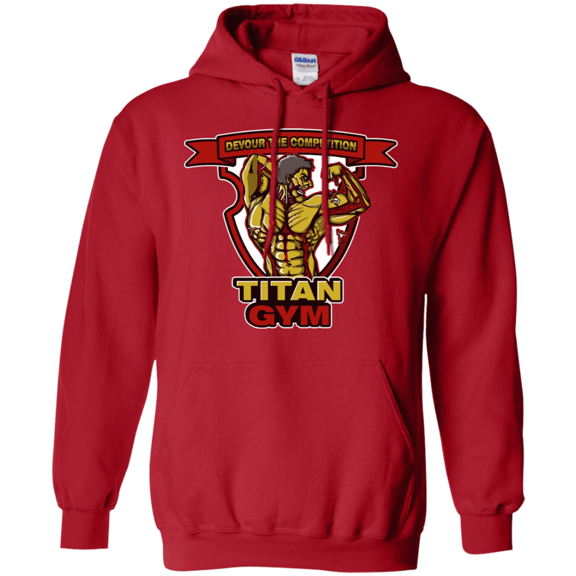 Sweatshirts Red / S Titan Gym Pullover Hoodie